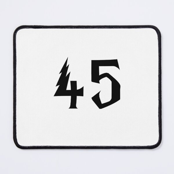 Item preview, 45, forty five, black, Harry P designed and sold by Numbers-Art.