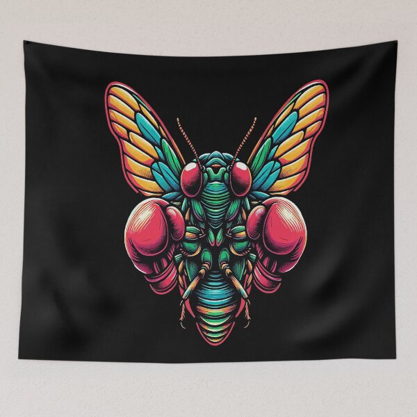 Item preview, funny kickboxing or boxing CICADA Double Emergence 2024 designed and sold by BOUCHERIT amine.