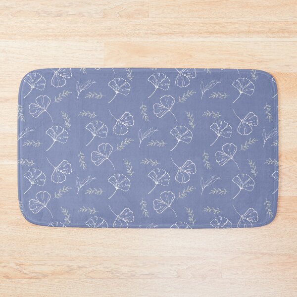 Item preview, Leafy Elegance: Periwinkle Chalk Sketch designed and sold by herloque.