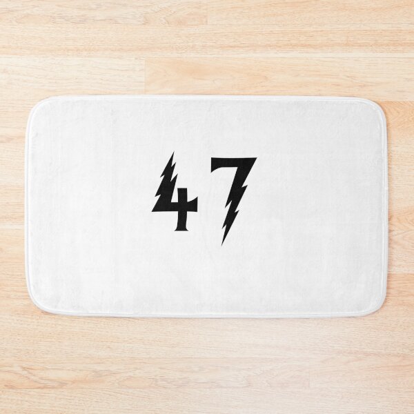 Item preview, 47, forty seven, black, Harry P designed and sold by Numbers-Art.