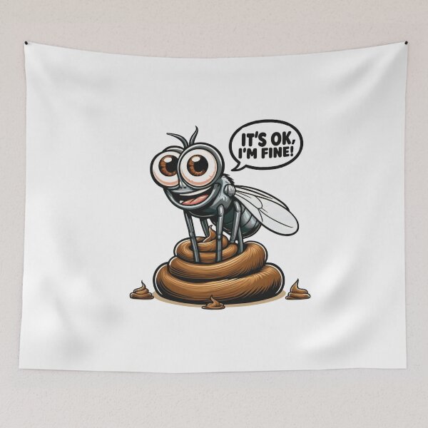 Item preview, Fruit fly and poop designed and sold by VibeStyleShop.