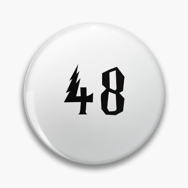 Item preview, 48, cuarenta y ocho, negro, Harry P. designed and sold by Numbers-Art.