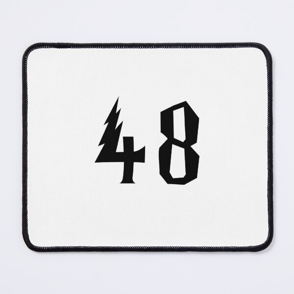 Item preview, 48, forty eight, black, Harry P designed and sold by Numbers-Art.