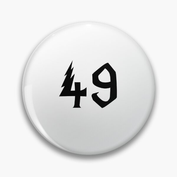 Item preview, 49, forty nine, black, Harry P designed and sold by Numbers-Art.