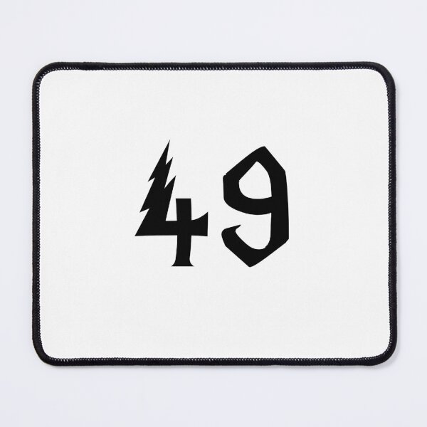 Item preview, 49, forty nine, black, Harry P designed and sold by Numbers-Art.