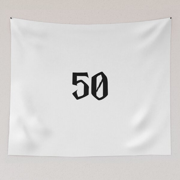 Item preview, 50, fifty, black, Harry P designed and sold by Numbers-Art.