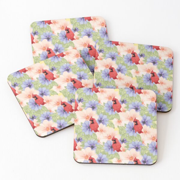 Item preview, Curious Cardinal in the Garden designed and sold by DesignbyMelissa.