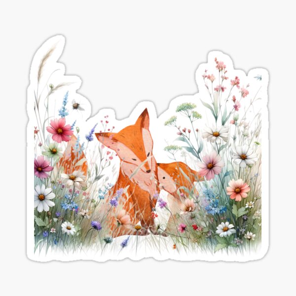 Item preview, Mother Fox and Baby designed and sold by CookieandShadow.