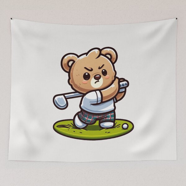 Item preview, golf bear designed and sold by creativechaster.