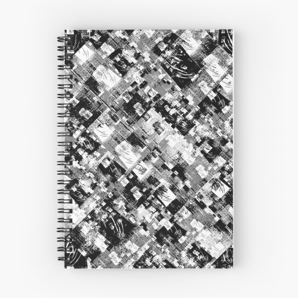 Item preview, Black and White Patchwork Grunge designed and sold by DFLC Prints.