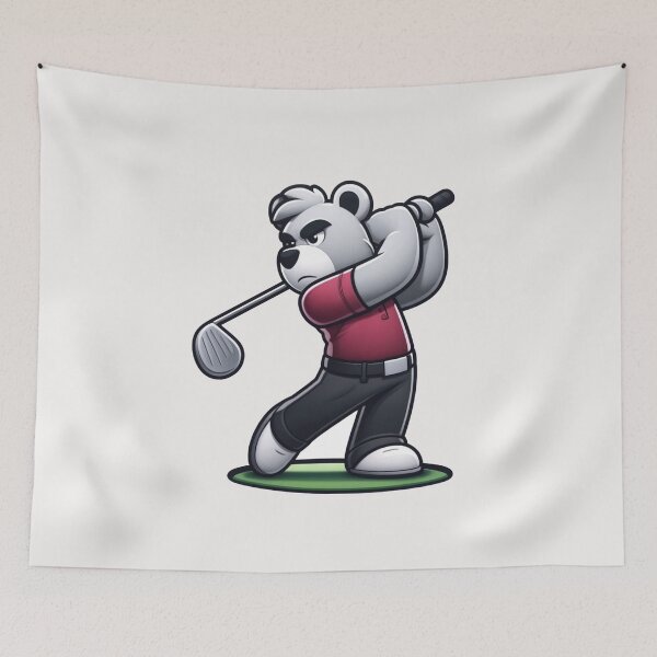 Item preview, golf bear designed and sold by creativechaster.