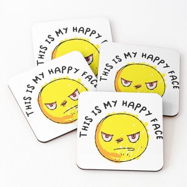 Item preview, This Is My Happy Face designed and sold by smsupreme.
