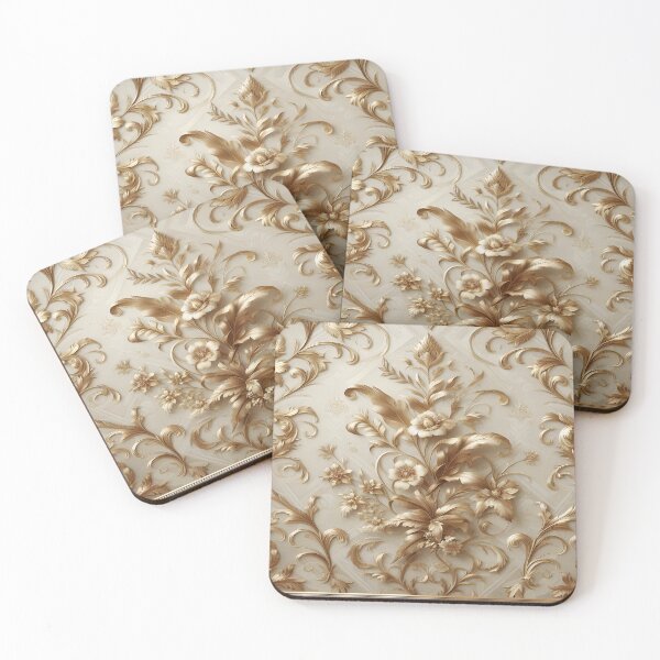 Item preview, Gold Vintage Wallpaper designed and sold by bernhagen.
