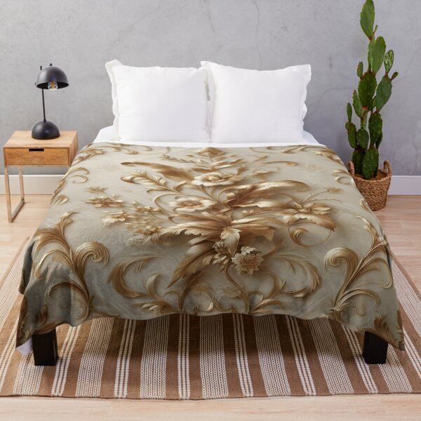 Item preview, Gold Vintage Wallpaper designed and sold by bernhagen.