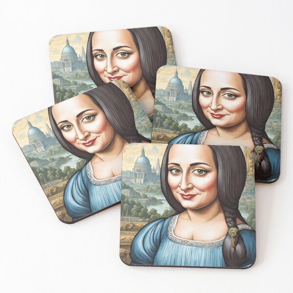 Item preview, Caricatura da monalisa designed and sold by glauco54.