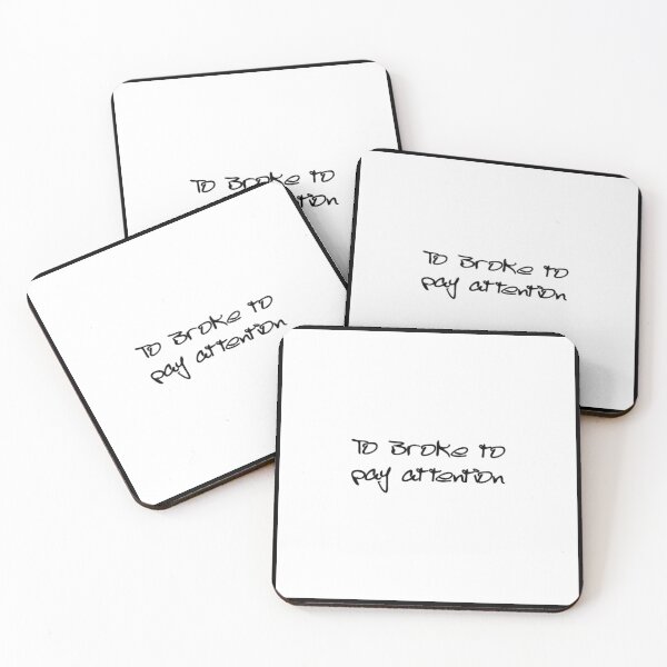 Item preview, UNIT 713, to broke, white 1 designed and sold by Unit713-Shop.