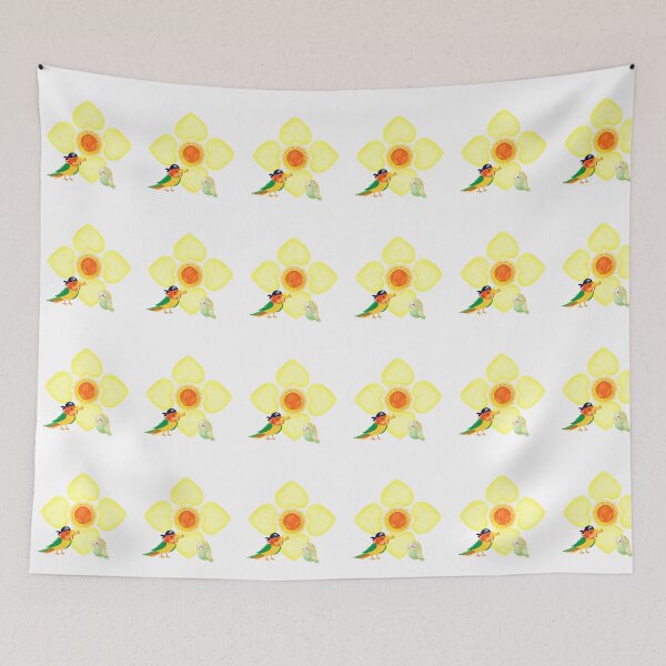 Item preview, Bird print - Parrot Scarlet's adventure designed and sold by AmazingHisLove.