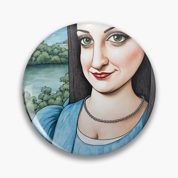 Item preview, Caricatura da monalisa 2 designed and sold by glauco54.