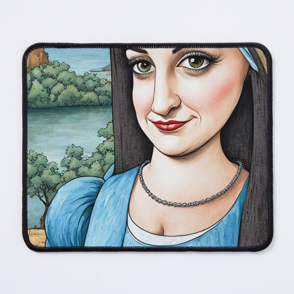 Item preview, Caricatura da monalisa 2 designed and sold by glauco54.