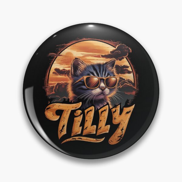 Item preview, tilly name cat designed and sold by bukajart.