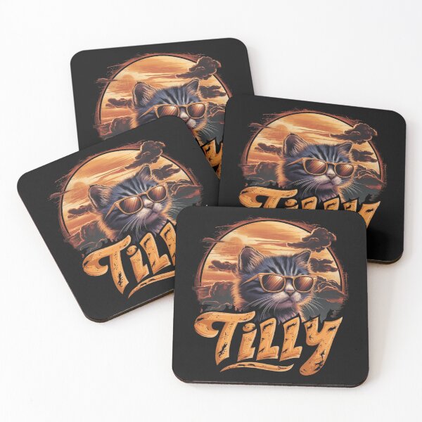 Item preview, tilly name cat designed and sold by bukajart.
