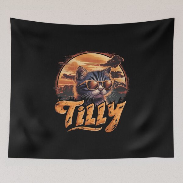 Item preview, tilly name cat designed and sold by bukajart.