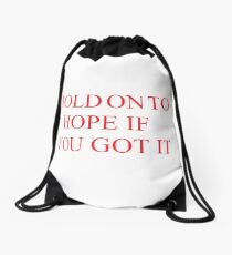 26 - Paramore Lyrics Drawstring Bag