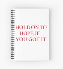 26 - Paramore Lyrics Spiral Notebook