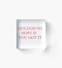 26 - Paramore Lyrics Acrylic Block