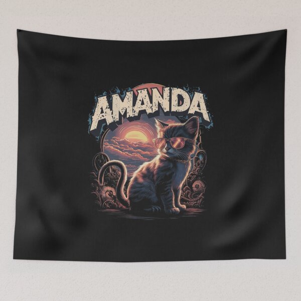 Item preview, Amanda name cat designed and sold by bukajart.