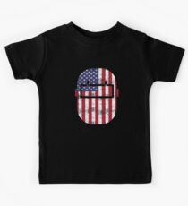 American Welder USA Flag Hood Kids Tee