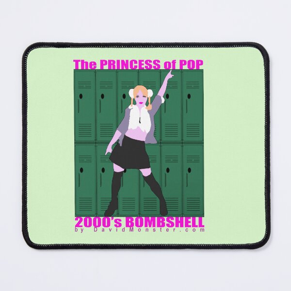 Item preview, Pop Princess Blonde Bombshell Silhouette against Highschool Lockers Background. designed and sold by DavidMonsterInc.