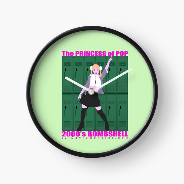Item preview, Pop Princess Blonde Bombshell Silhouette against Highschool Lockers Background. designed and sold by DavidMonsterInc.