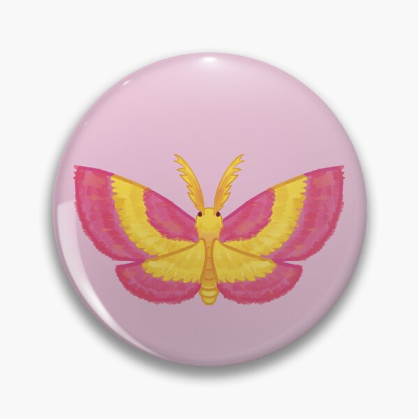 Item preview, Rosy Maple Moth designed and sold by ellanovoart.