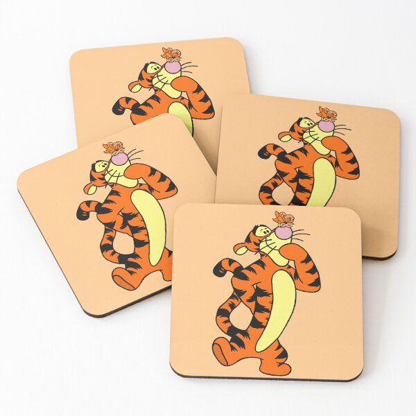 Item preview, Cartoon Tiger with Awareness Ribbon Butterfly (Orange) designed and sold by CaitlynConnor.