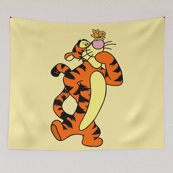 Item preview, Cartoon Tiger with Awareness Ribbon Butterfly (Yellow) designed and sold by CaitlynConnor.