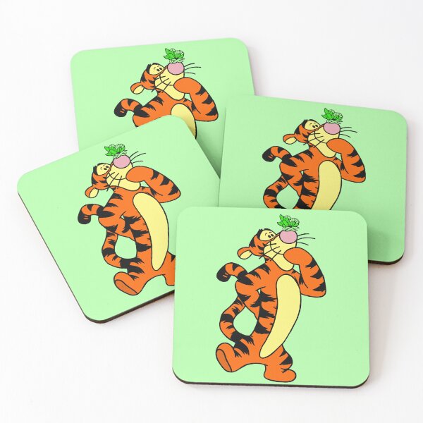 Item preview, Cartoon Tiger with Awareness Ribbon Butterfly (Green) designed and sold by CaitlynConnor.