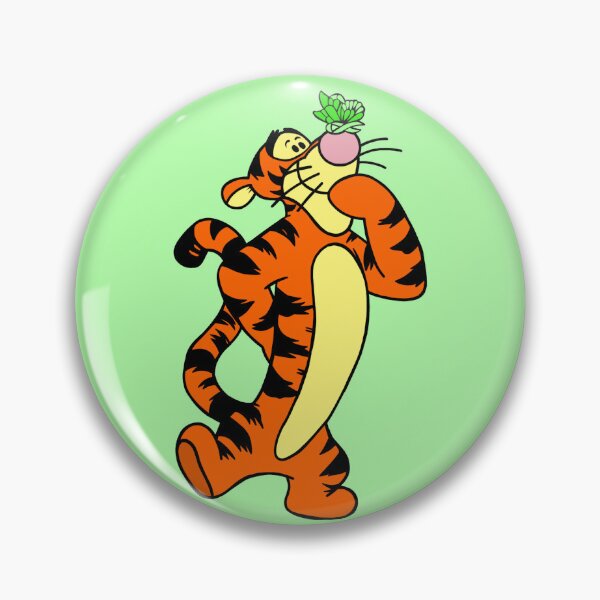 Item preview, Cartoon Tiger with Awareness Ribbon Butterfly (Green) designed and sold by CaitlynConnor.