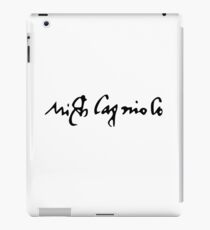 Signature of Michelangelo iPad Case/Skin