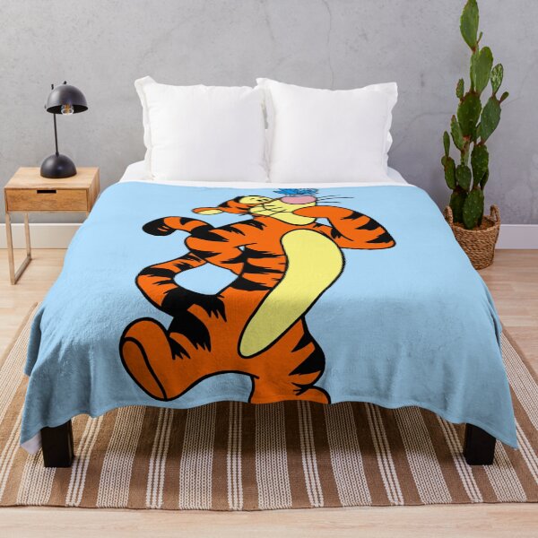 Item preview, Cartoon Tiger with Awareness Ribbon Butterfly (Blue) designed and sold by CaitlynConnor.