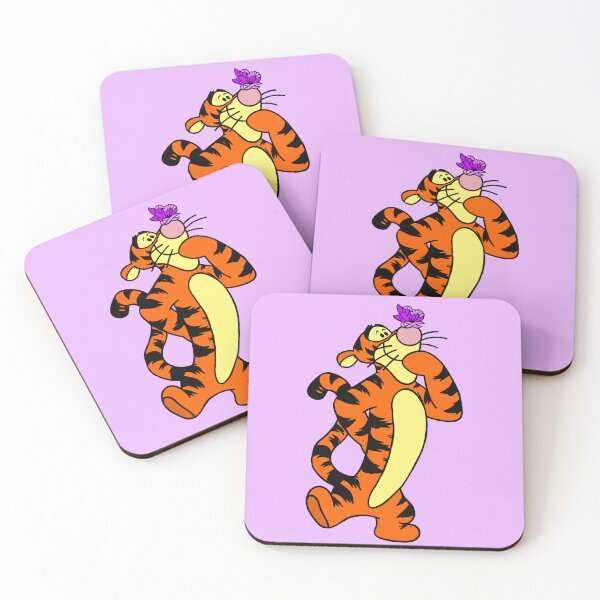 Item preview, Cartoon Tiger with Awareness Ribbon Butterfly (Purple) designed and sold by CaitlynConnor.