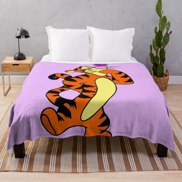 Item preview, Cartoon Tiger with Awareness Ribbon Butterfly (Purple) designed and sold by CaitlynConnor.