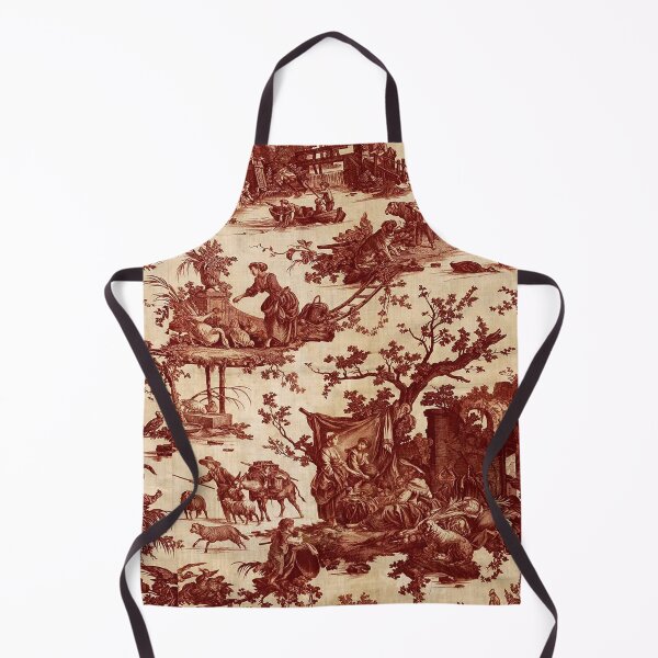Item preview, 1700s French Farmstead Toile Print designed and sold by princessbunhead.