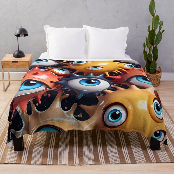 Artikelvorschau, Funny Monster Face Pattern entworfen und verkauft von TheArtOfPat.