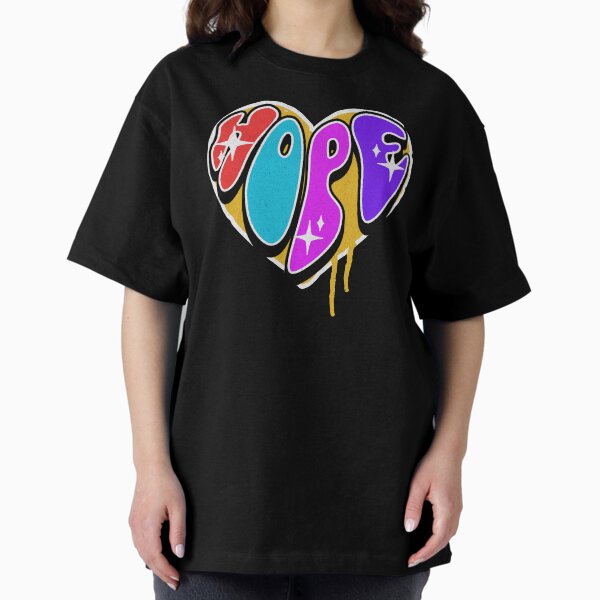 Item preview, Colorful HOPE Heart Design T-Shirt - Inspirational Graphic Tee designed and sold by Kai Wen Designs.