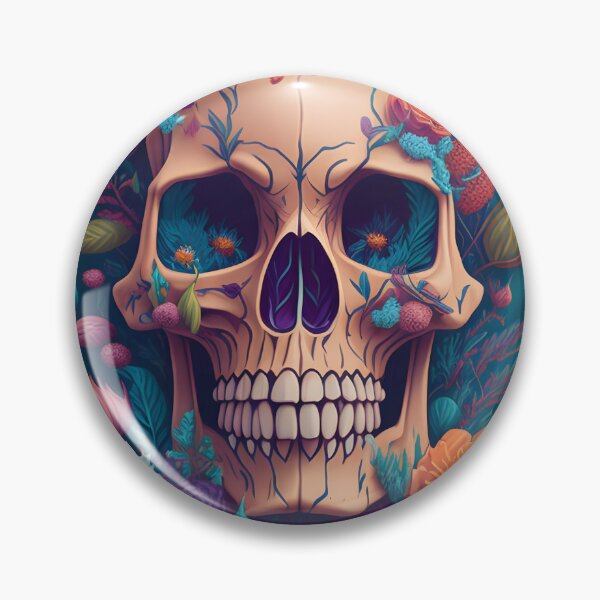Item preview, Blooming Darkness: A Floral Skull  designed and sold by Magic-almix.