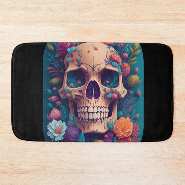 Item preview, Blooming Darkness: A Floral Skull  designed and sold by Magic-almix.