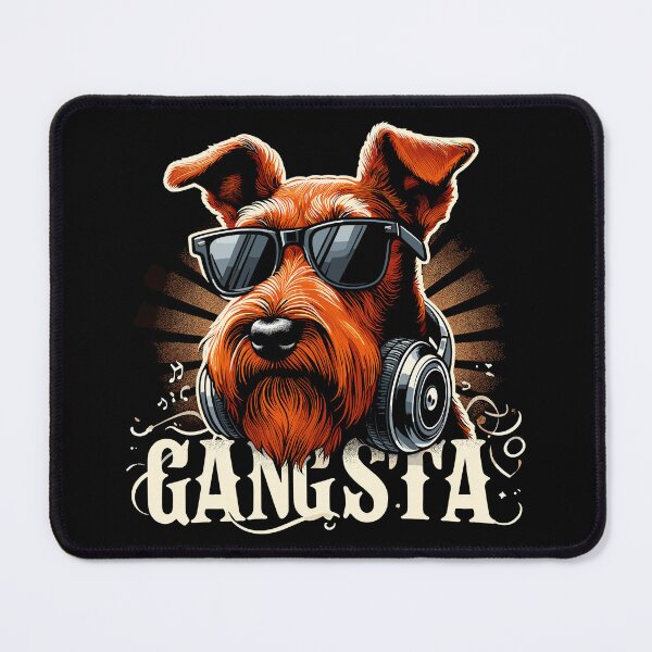 Item preview, Irish Terrier Gangsta Gangster Dog Gift designed and sold by Pineapple-Tree.