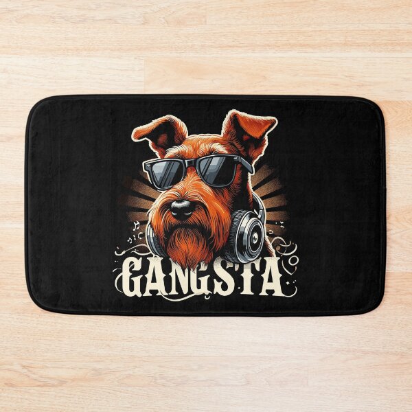 Item preview, Irish Terrier Gangsta Gangster Dog Gift designed and sold by Pineapple-Tree.