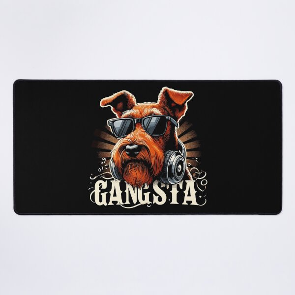 Item preview, Irish Terrier Gangsta Gangster Dog Gift designed and sold by Pineapple-Tree.